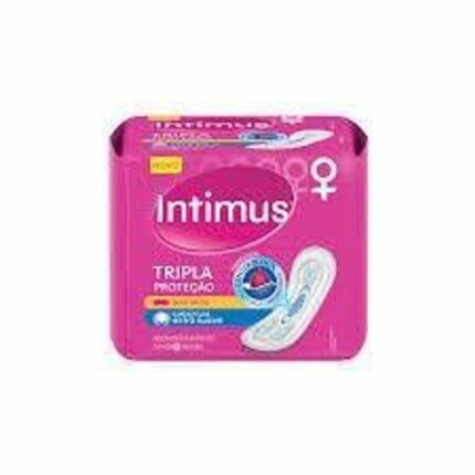 Absorvente Intimus Tripla Proteção Extra Suave Sem Abas C8 Unidades